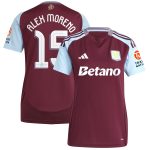 aston villa adidas home shirt 2024-25 – womens with alex moreno 15 cup printing Collection | Aston Villa Football Kits and Shirts