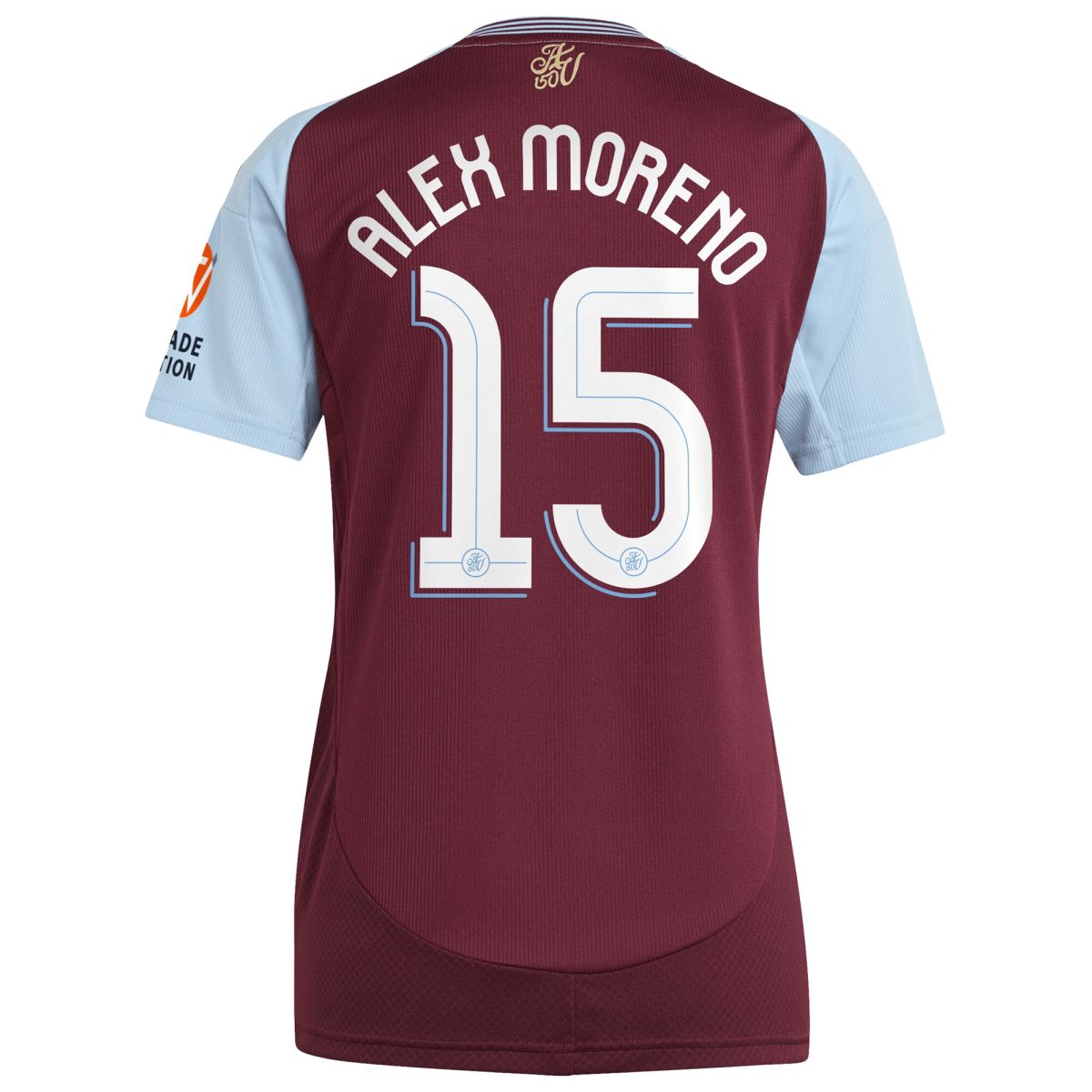 aston villa adidas home shirt 2024-25 – womens with alex moreno 15 cup printing Collection | Aston Villa Football Kits and Shirts