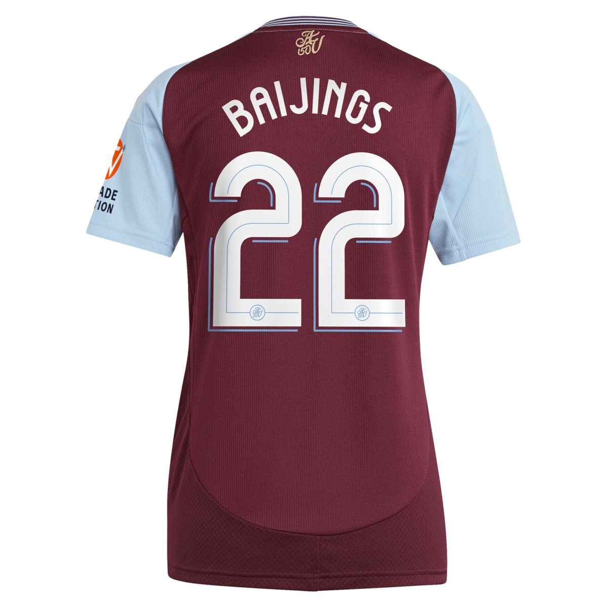aston villa adidas home shirt 2024-25 – womens with baijings 22 cup printing Collection | Aston Villa Football Kits and Shirts
