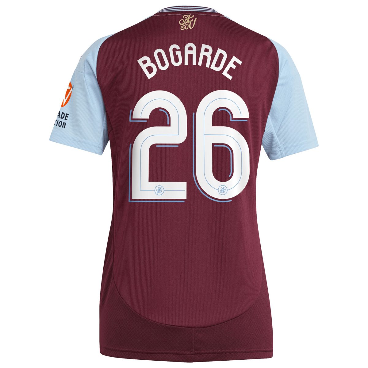 aston villa adidas home shirt 2024-25 – womens with bogarde 26 cup printing Collection | Aston Villa Football Kits and Shirts