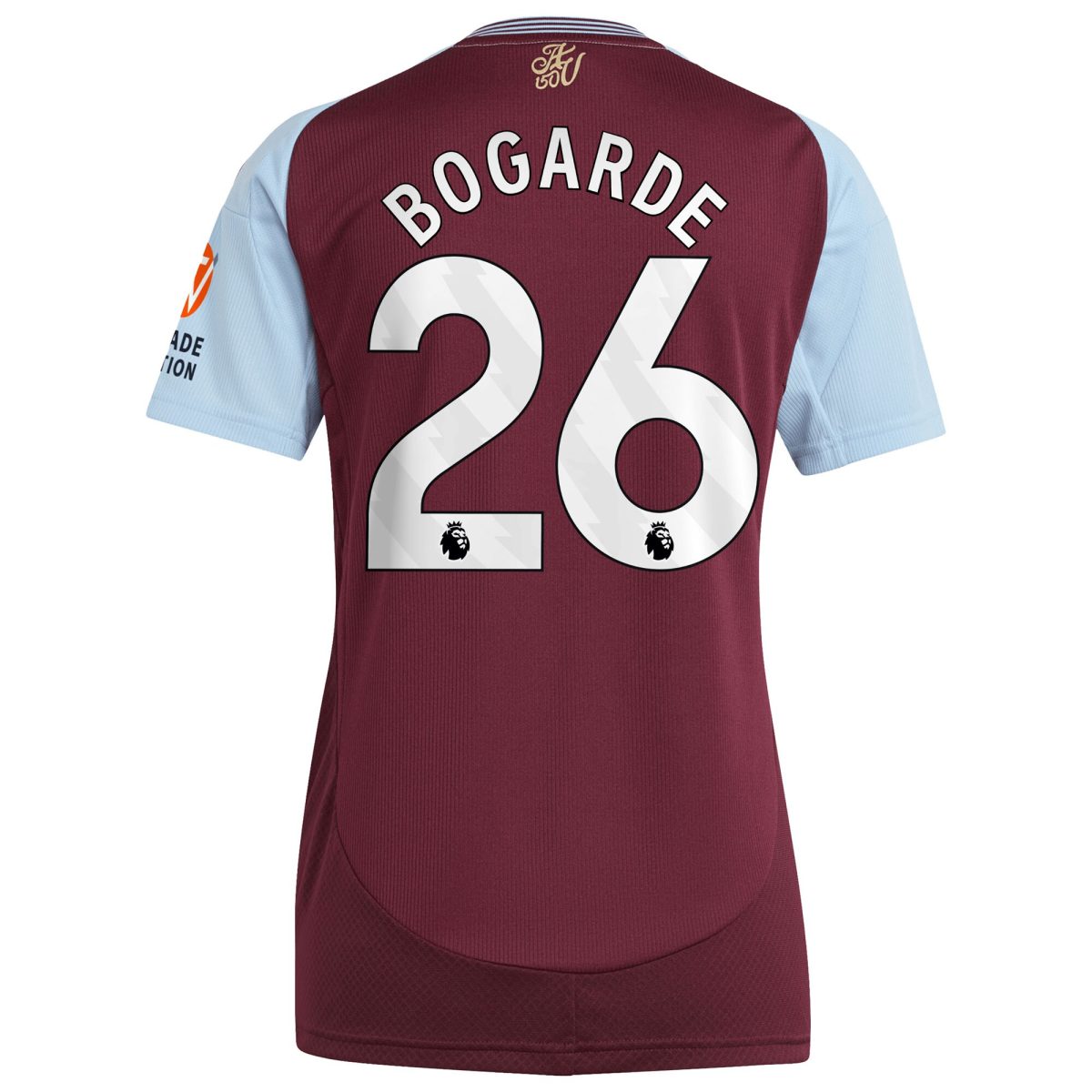 aston villa adidas home shirt 2024-25 – womens with bogarde 26 printing Collection | Aston Villa Football Kits and Shirts