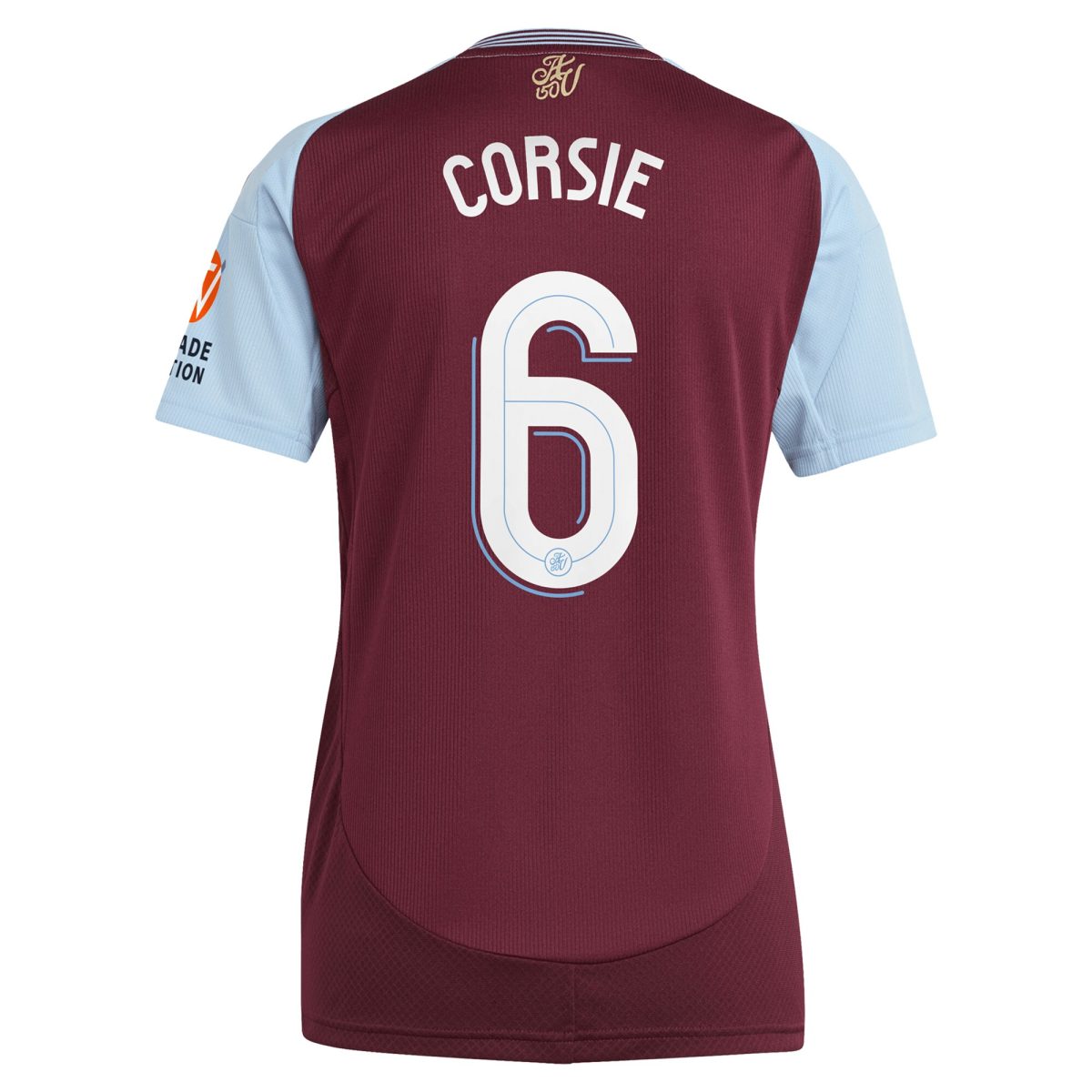 aston villa adidas home shirt 2024-25 – womens with corsie 6 cup printing Collection | Aston Villa Football Kits and Shirts