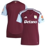 aston villa adidas home shirt 2024-25 – womens with custom printing Collection | Aston Villa Football Kits and Shirts