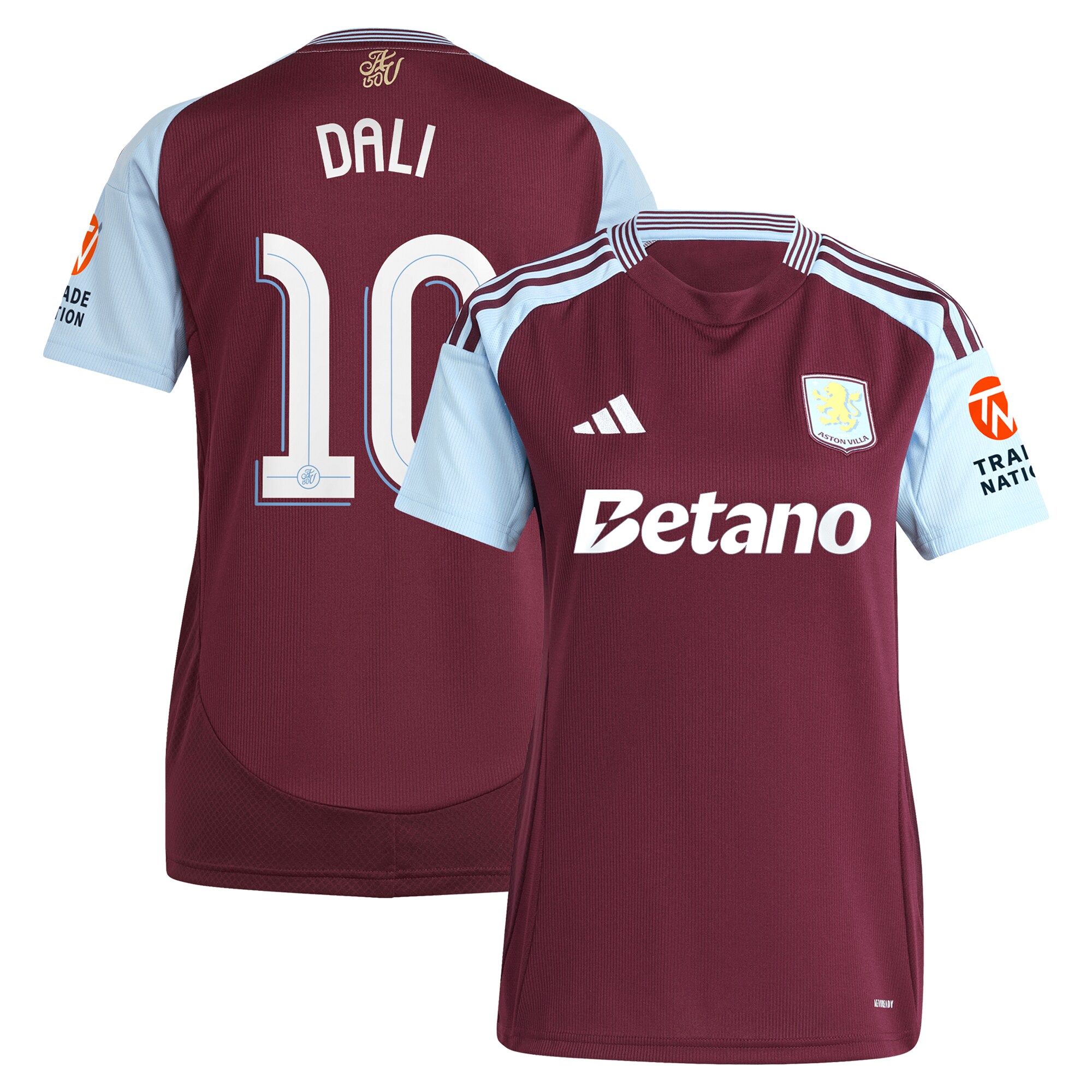 aston villa adidas home shirt 2024-25 – womens with dali 10 cup printing Collection | Aston Villa Football Kits and Shirts