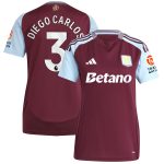 aston villa adidas home shirt 2024-25 – womens with diego carlos 3 printing Collection | Aston Villa Football Kits and Shirts