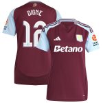 aston villa adidas home shirt 2024-25 – womens with digne 12 cup printing Collection | Aston Villa Football Kits and Shirts