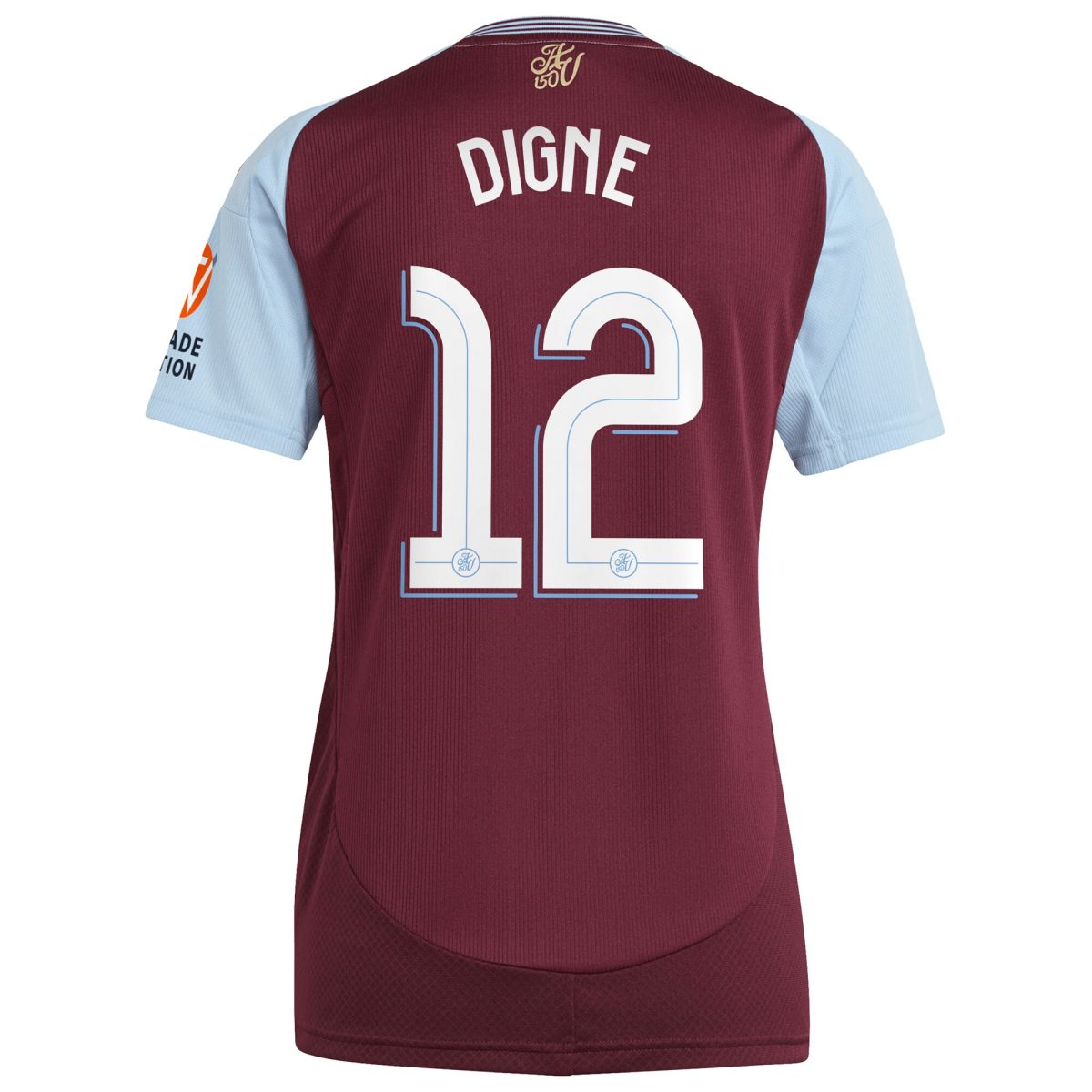 aston villa adidas home shirt 2024-25 – womens with digne 12 cup printing Collection | Aston Villa Football Kits and Shirts