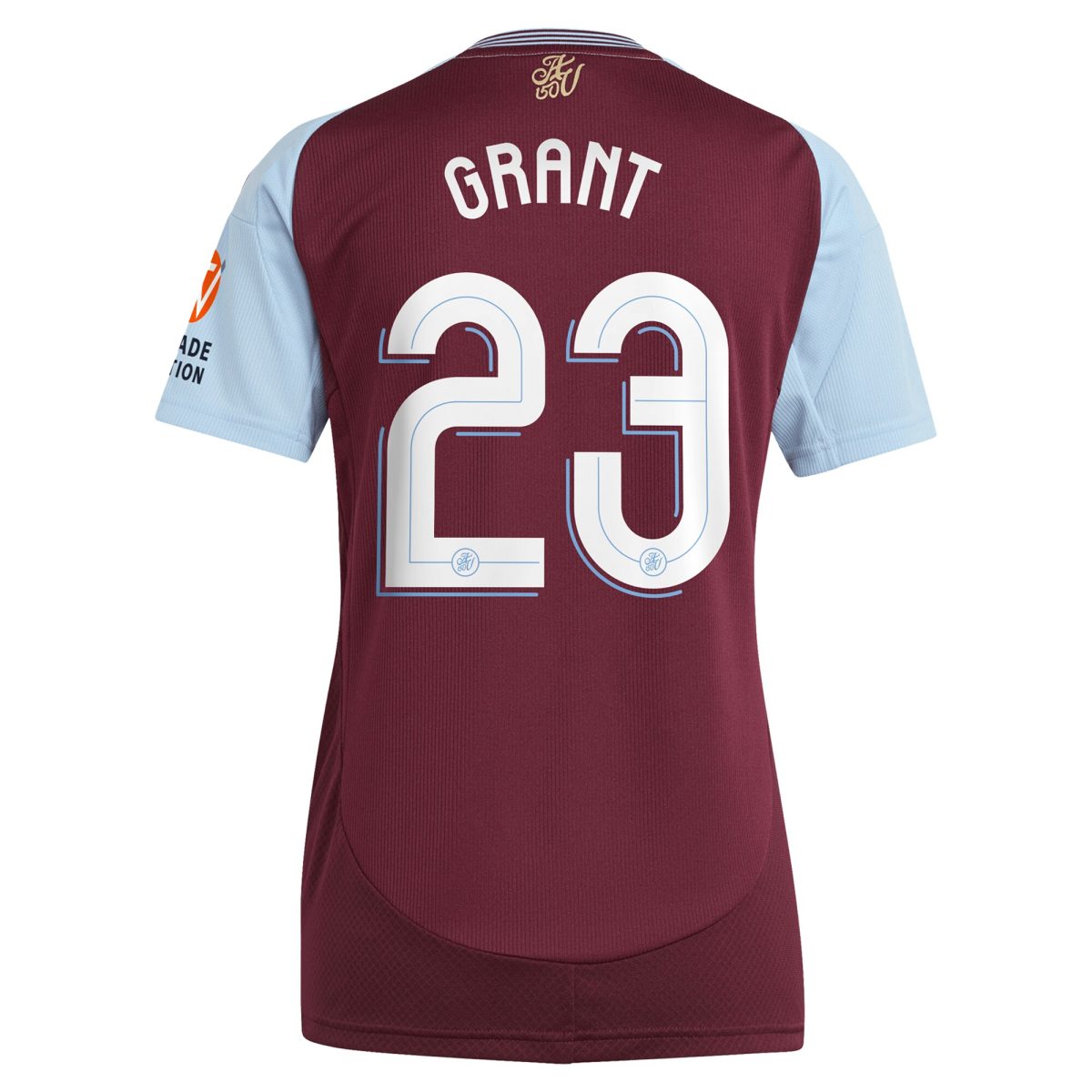aston villa adidas home shirt 2024-25 – womens with grant 23 cup printing Collection | Aston Villa Football Kits and Shirts
