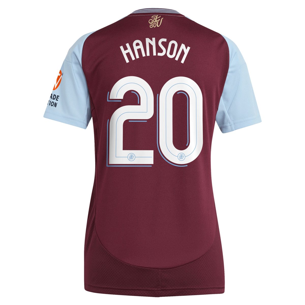 aston villa adidas home shirt 2024-25 – womens with hanson 20 cup printing Collection | Aston Villa Football Kits and Shirts