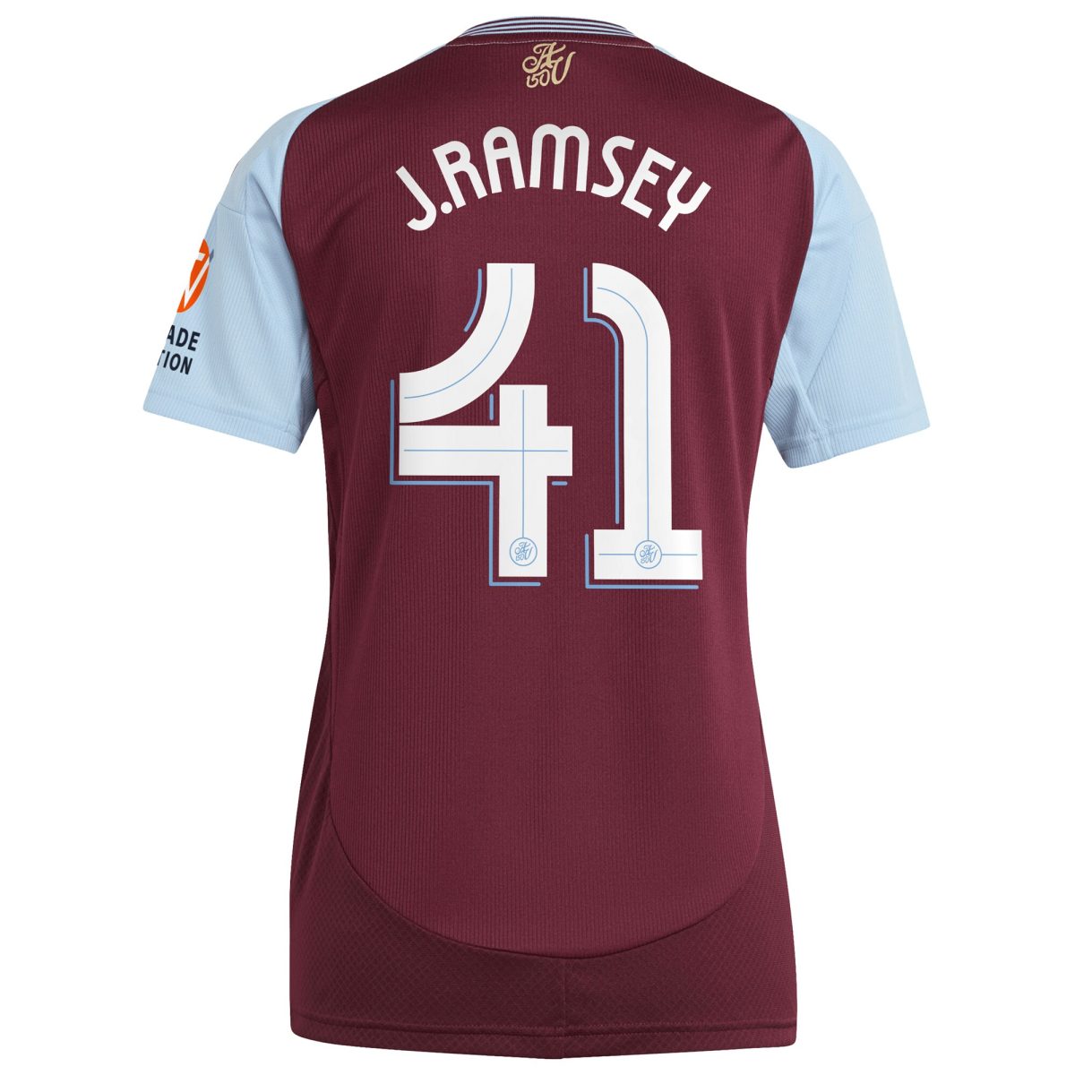aston villa adidas home shirt 2024-25 – womens with j. ramsey 41 cup printing Collection | Aston Villa Football Kits and Shirts