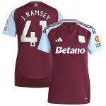 aston villa adidas home shirt 2024-25 – womens with j. ramsey 41 printing Collection | Aston Villa Football Kits and Shirts