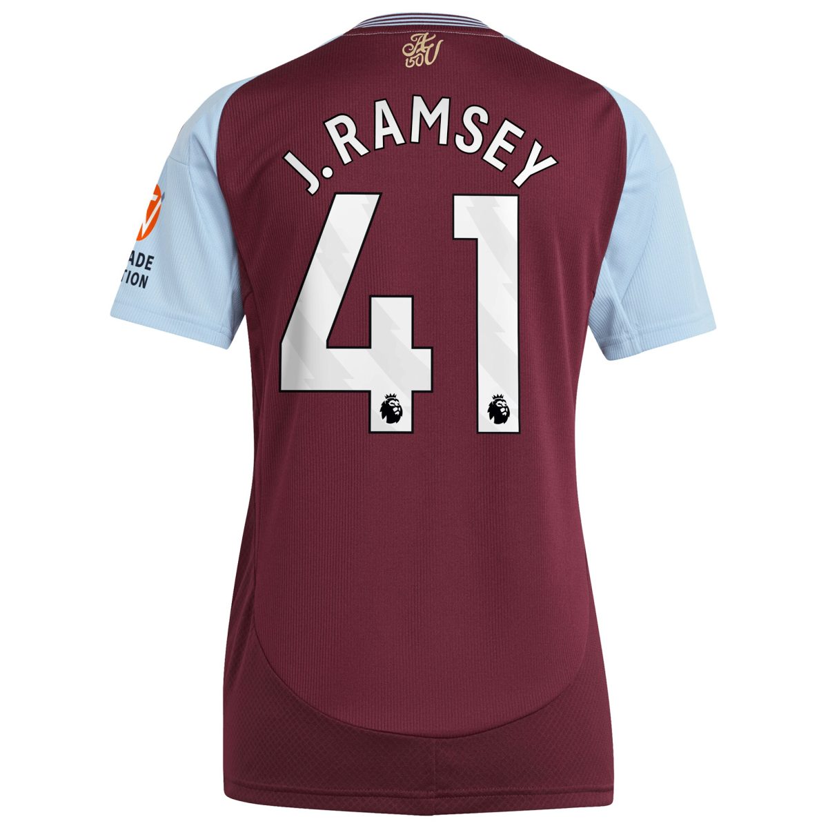 aston villa adidas home shirt 2024-25 – womens with j. ramsey 41 printing Collection | Aston Villa Football Kits and Shirts