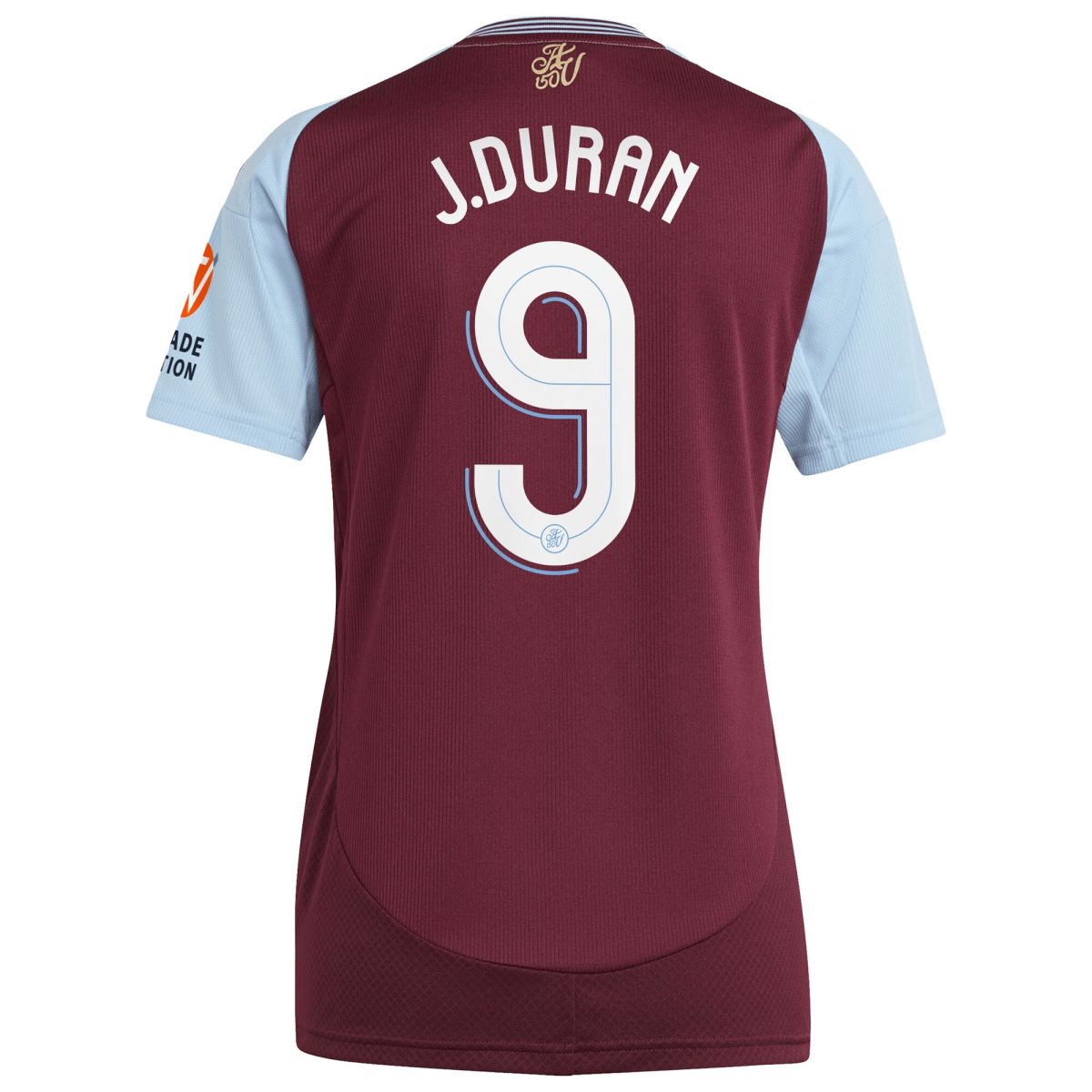 aston villa adidas home shirt 2024-25 – womens with j.duran 9 cup printing Collection | Aston Villa Football Kits and Shirts