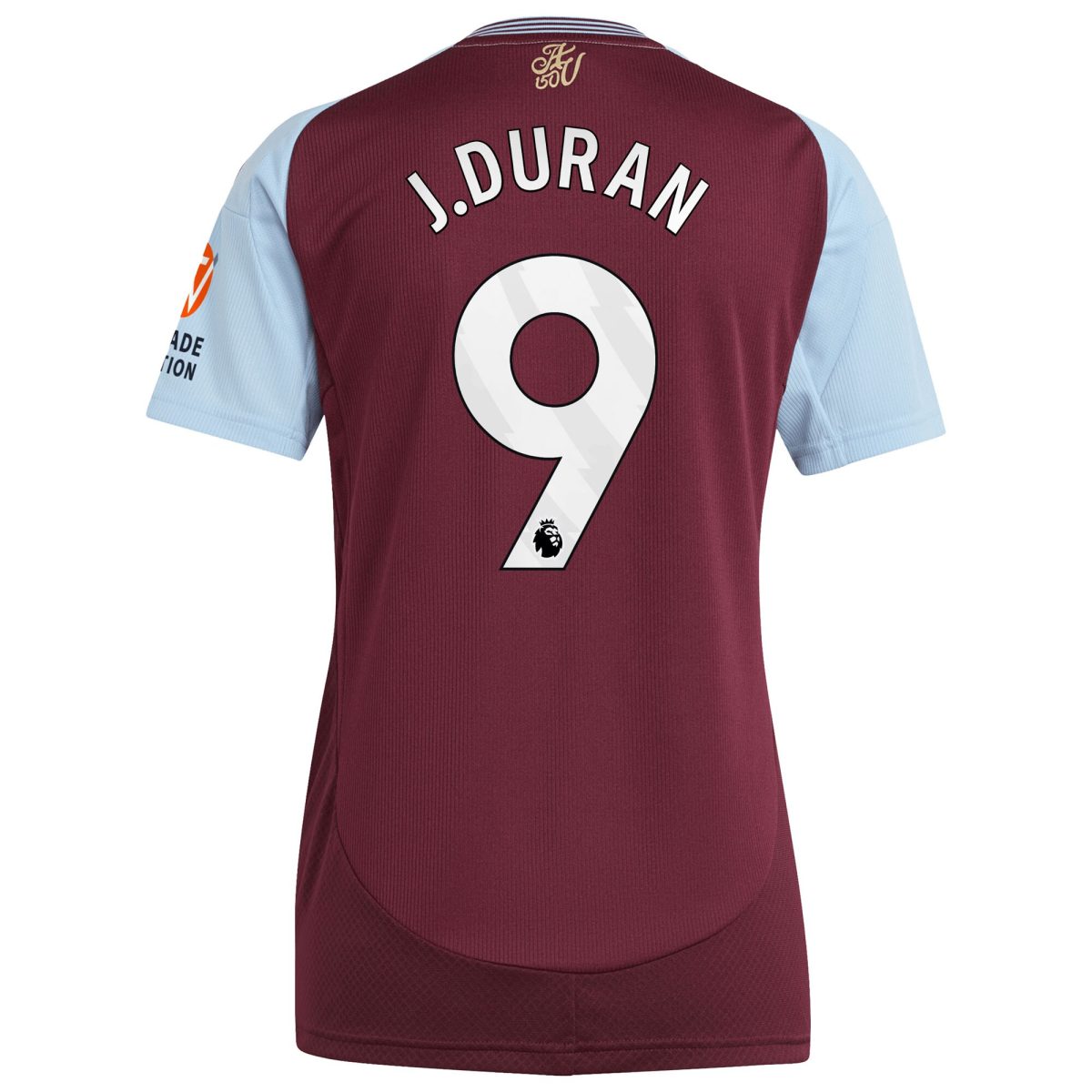 aston villa adidas home shirt 2024-25 – womens with j.duran 9 printing Collection | Aston Villa Football Kits and Shirts