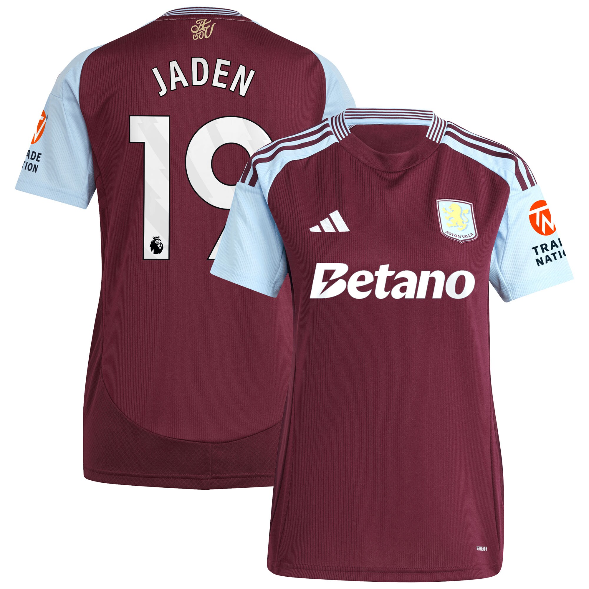 aston villa adidas home shirt 2024-25 – womens with jaden 19 printing Collection | Aston Villa Football Kits and Shirts