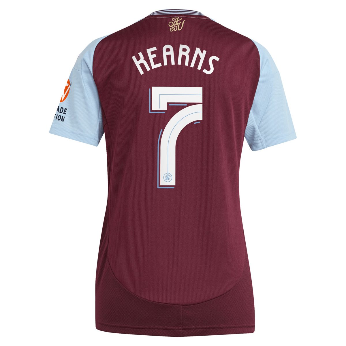 aston villa adidas home shirt 2024-25 – womens with kearns 7 cup printing Collection | Aston Villa Football Kits and Shirts