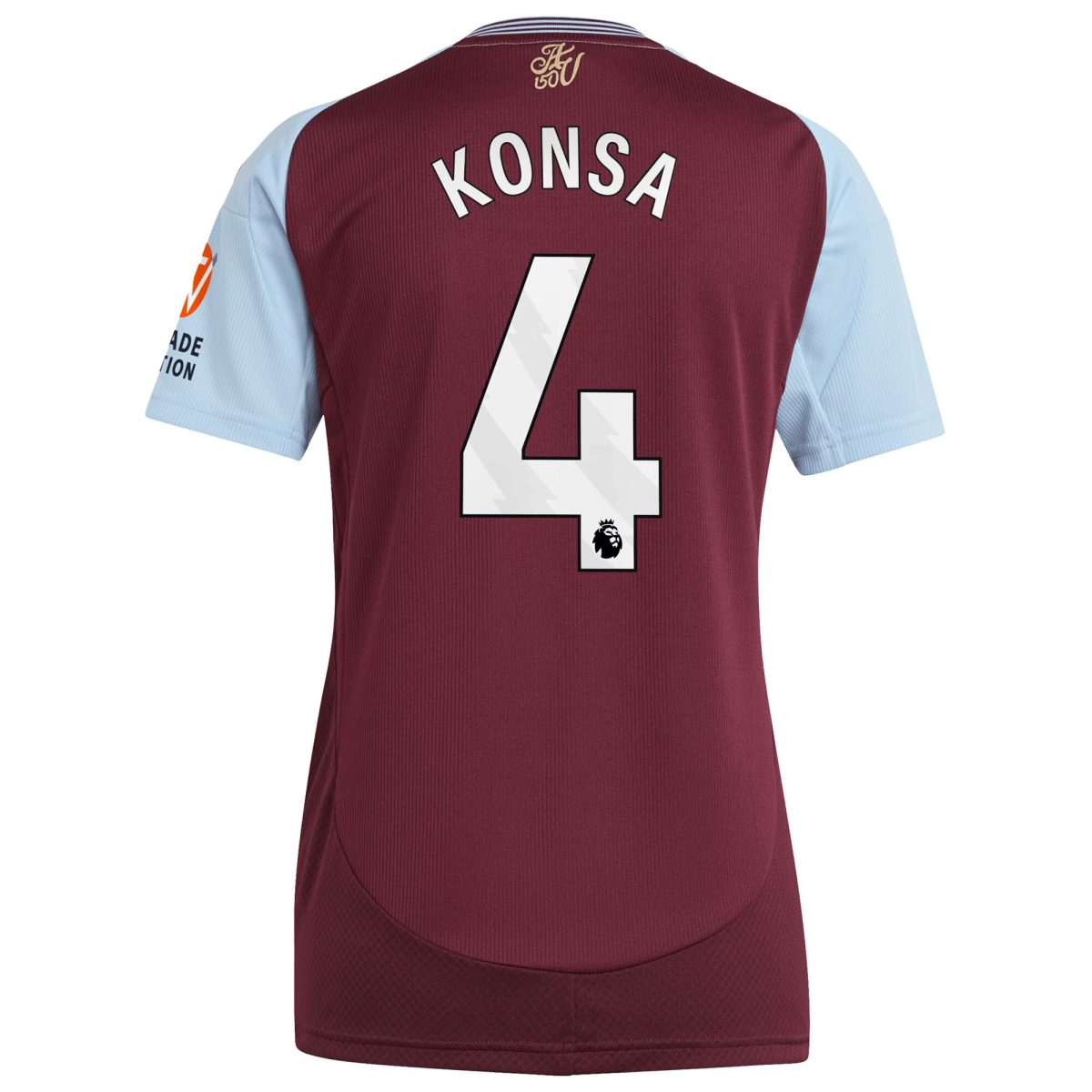 aston villa adidas home shirt 2024-25 – womens with konsa 4 printing Collection | Aston Villa Football Kits and Shirts