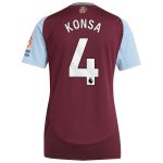 aston villa adidas home shirt 2024-25 – womens with konsa 4 printing Collection | Aston Villa Football Kits and Shirts