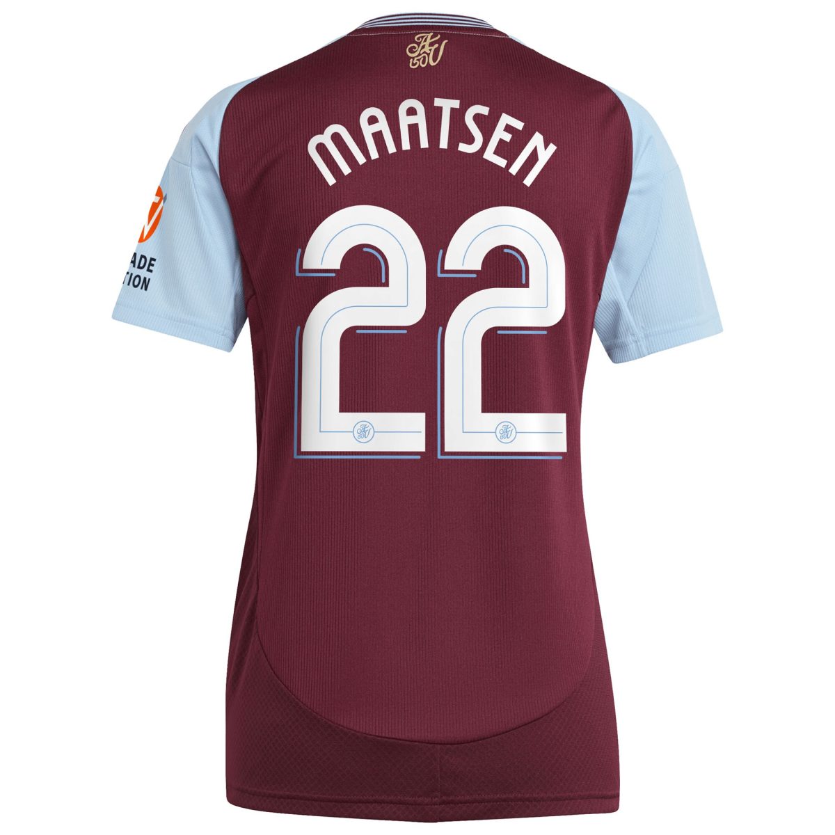aston villa adidas home shirt 2024-25 – womens with maatsen 22 cup printing Collection | Aston Villa Football Kits and Shirts