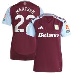 aston villa adidas home shirt 2024-25 – womens with maatsen 22 printing Collection | Aston Villa Football Kits and Shirts