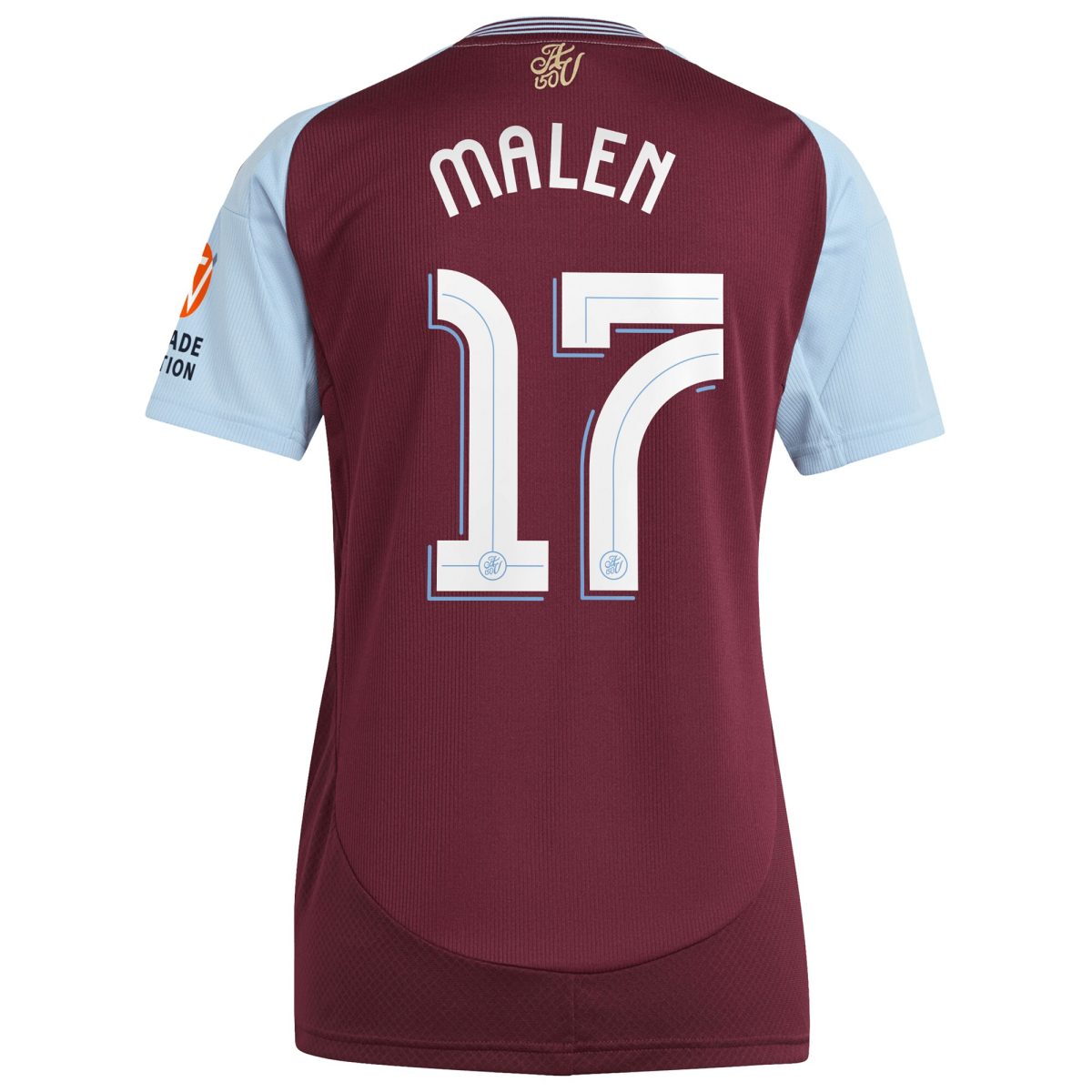 aston villa adidas home shirt 2024-25 – womens with malen 17 cup printing Collection | Aston Villa Football Kits and Shirts