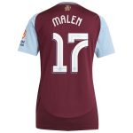 aston villa adidas home shirt 2024-25 – womens with malen 17 cup printing Collection | Aston Villa Football Kits and Shirts