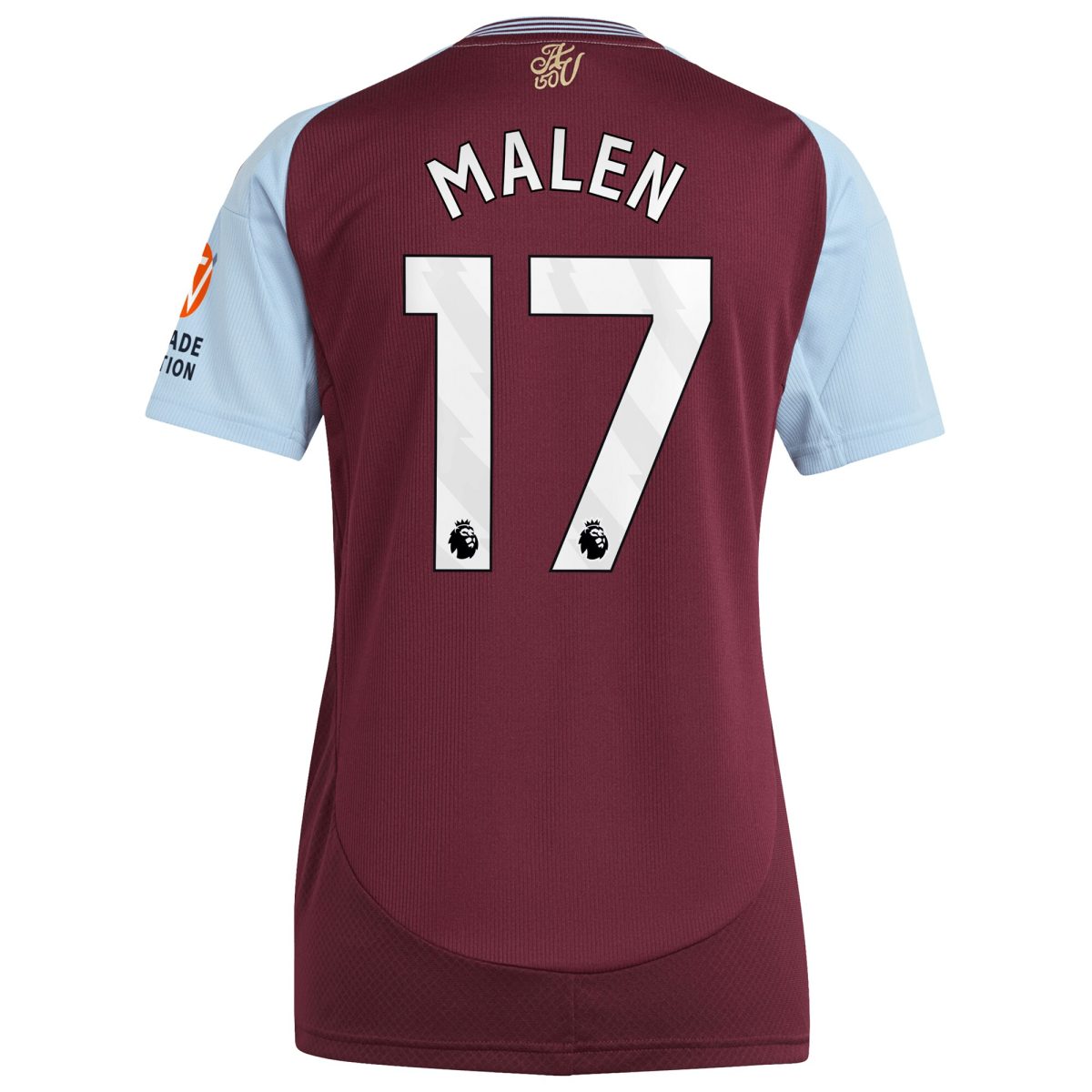 aston villa adidas home shirt 2024-25 – womens with malen 17 printing Collection | Aston Villa Football Kits and Shirts