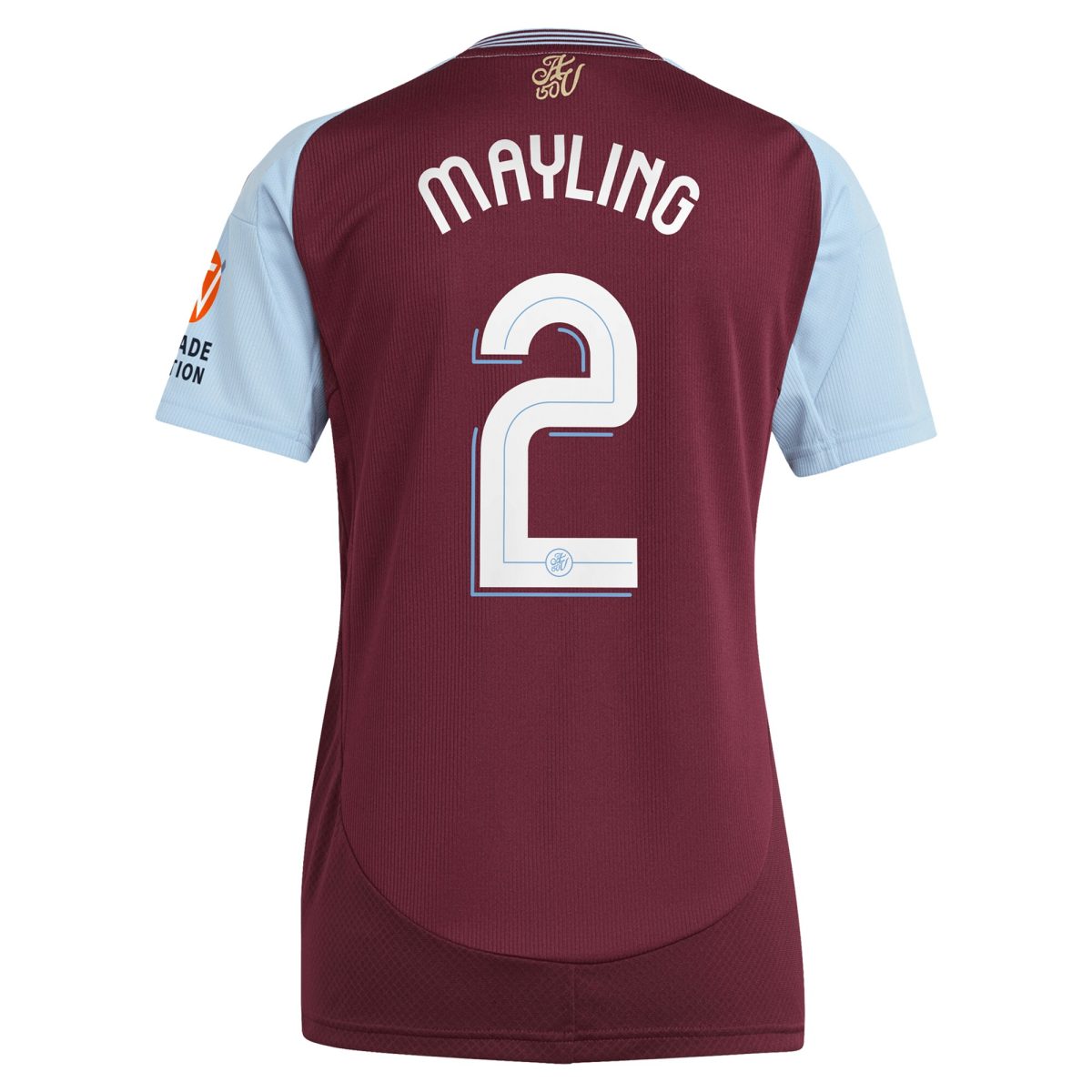 aston villa adidas home shirt 2024-25 – womens with mayling 2 cup printing Collection | Aston Villa Football Kits and Shirts