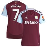 aston villa adidas home shirt 2024-25 – womens with mcginn 7 printing Collection | Aston Villa Football Kits and Shirts