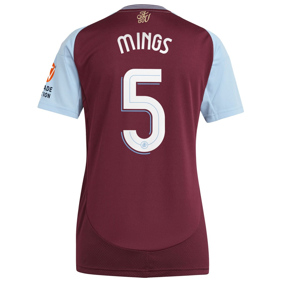 aston villa adidas home shirt 2024-25 – womens with mings 5 cup printing Collection | Aston Villa Football Kits and Shirts