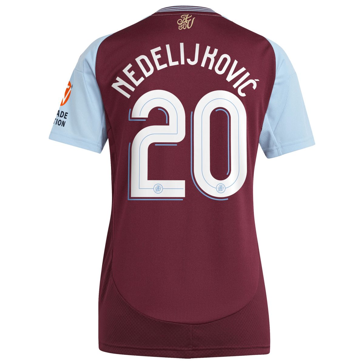 aston villa adidas home shirt 2024-25 – womens with nedeljković 20 cup printing Collection | Aston Villa Football Kits and Shirts
