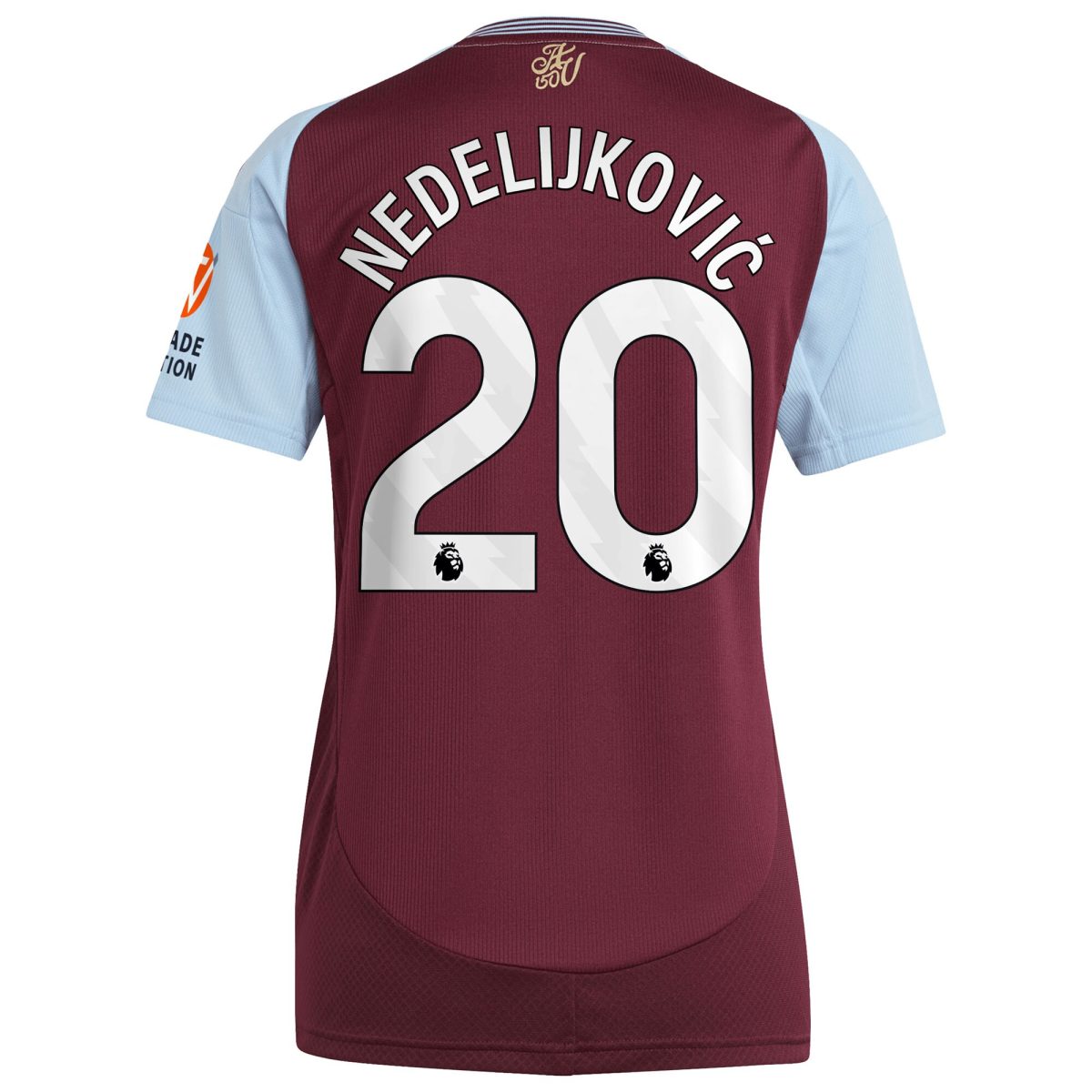 aston villa adidas home shirt 2024-25 – womens with nedeljković 20 printing Collection | Aston Villa Football Kits and Shirts