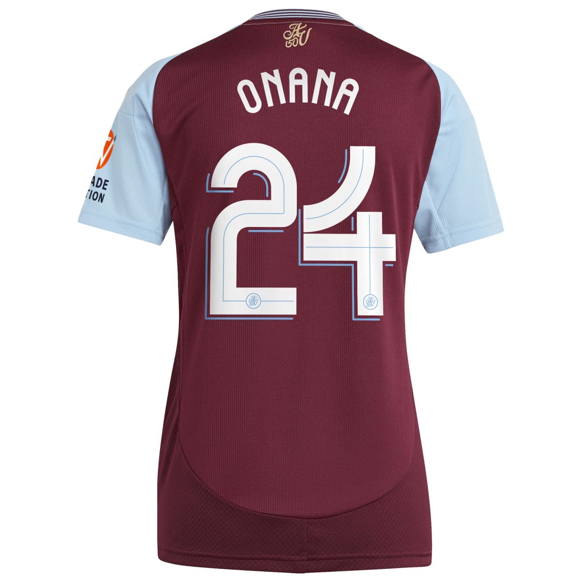 aston villa adidas home shirt 2024-25 – womens with onana 24 cup printing Collection | Aston Villa Football Kits and Shirts