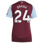 aston villa adidas home shirt 2024-25 – womens with onana 24 printing Collection | Aston Villa Football Kits and Shirts