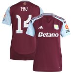 aston villa adidas home shirt 2024-25 – womens with pau 14 cup printing Collection | Aston Villa Football Kits and Shirts