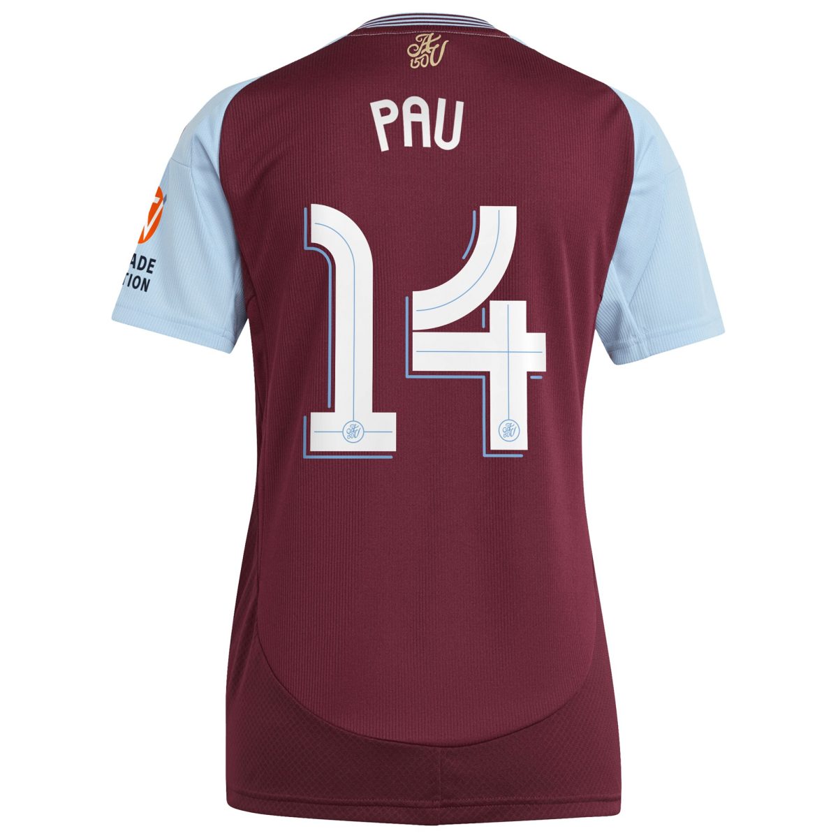 aston villa adidas home shirt 2024-25 – womens with pau 14 cup printing Collection | Aston Villa Football Kits and Shirts
