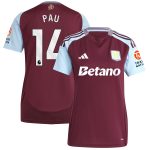 aston villa adidas home shirt 2024-25 – womens with pau 14 printing Collection | Aston Villa Football Kits and Shirts