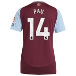aston villa adidas home shirt 2024-25 – womens with pau 14 printing Collection | Aston Villa Football Kits and Shirts