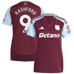 aston villa adidas home shirt 2024-25 – womens with rashford 9 printing Collection | Aston Villa Football Kits and Shirts
