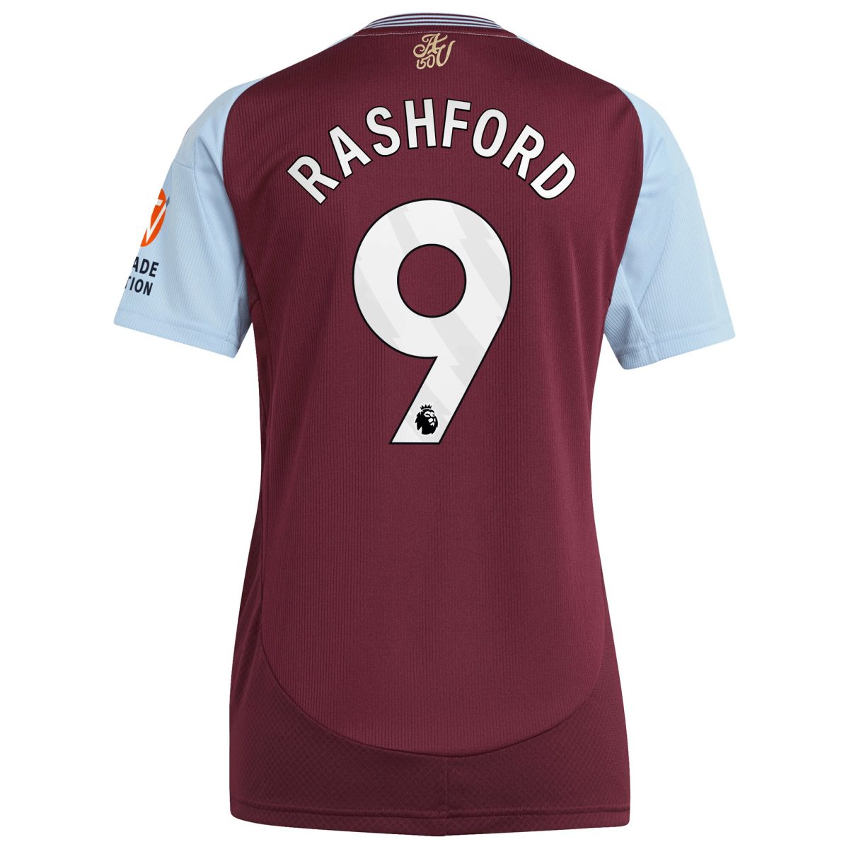 aston villa adidas home shirt 2024-25 – womens with rashford 9 printing Collection | Aston Villa Football Kits and Shirts