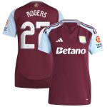 aston villa adidas home shirt 2024-25 – womens with rogers 27 cup printing Collection | Aston Villa Football Kits and Shirts