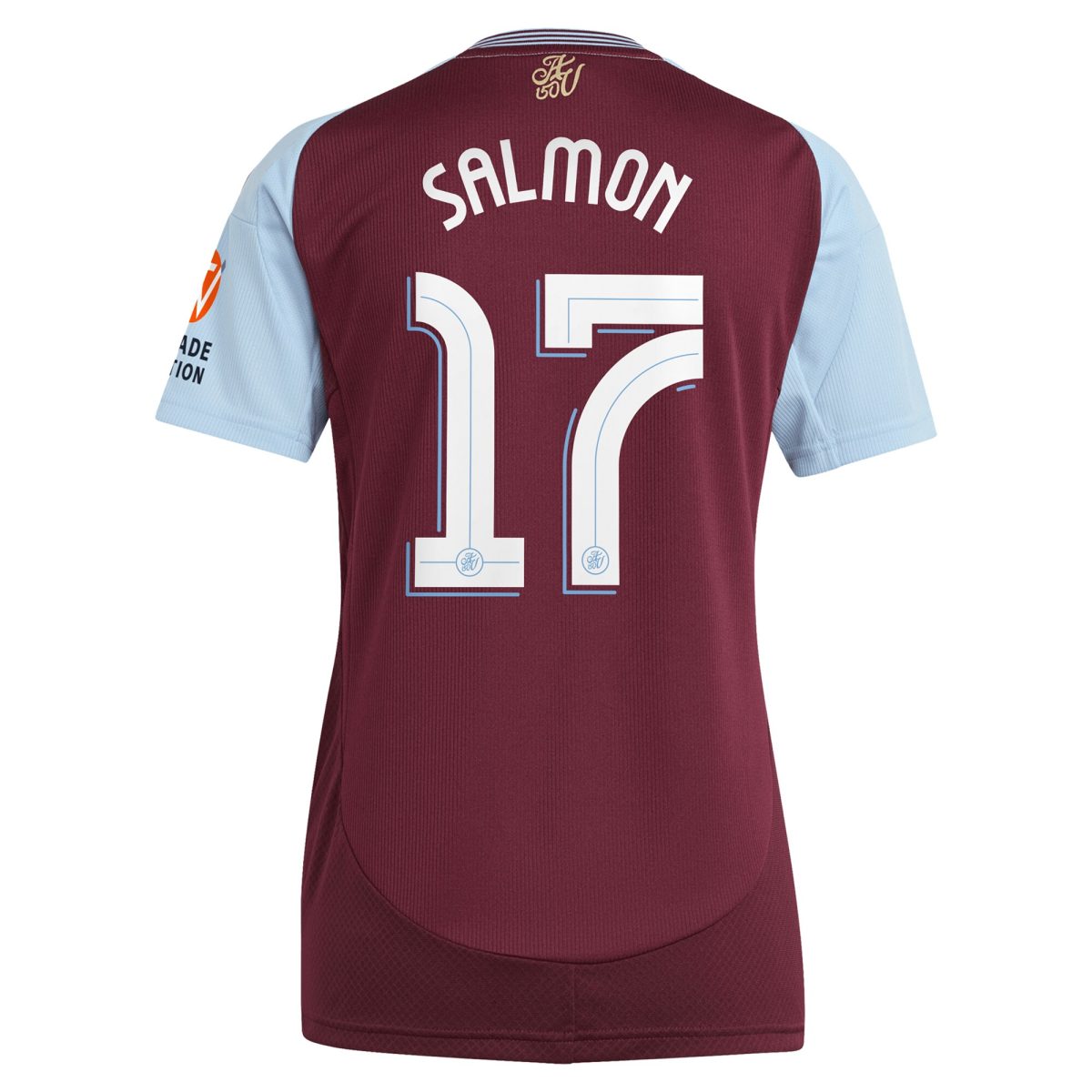 aston villa adidas home shirt 2024-25 – womens with salmon 17 cup printing Collection | Aston Villa Football Kits and Shirts