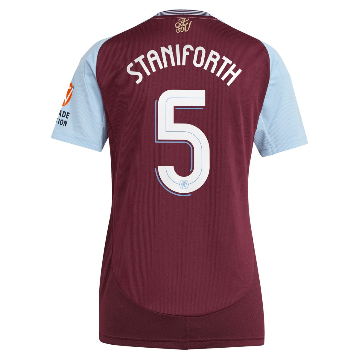 aston villa adidas home shirt 2024-25 – womens with staniforth 5 cup printing Collection | Aston Villa Football Kits and Shirts