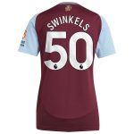 aston villa adidas home shirt 2024-25 – womens with swinkels 50 printing Collection | Aston Villa Football Kits and Shirts