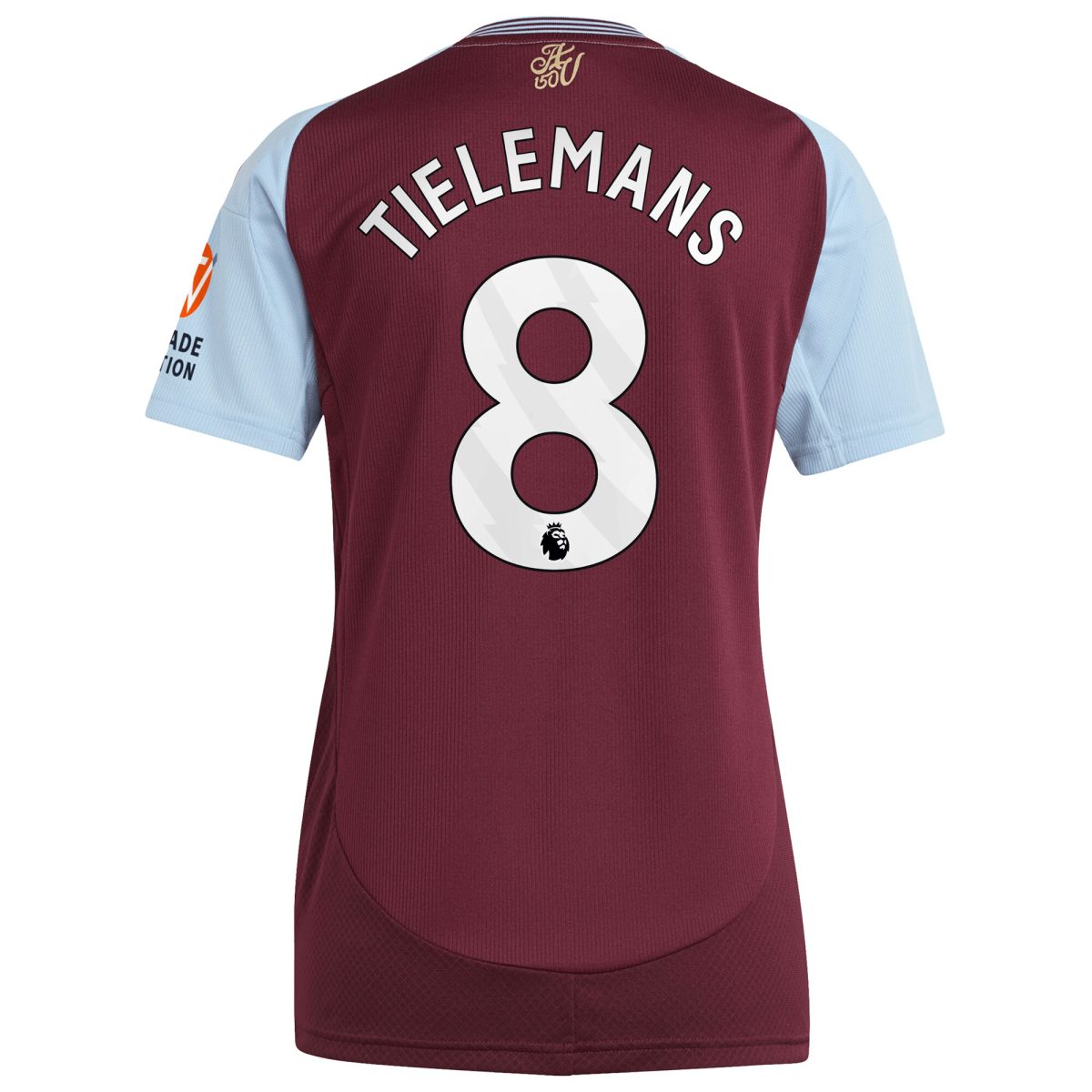 aston villa adidas home shirt 2024-25 – womens with tielemans 8 printing Collection | Aston Villa Football Kits and Shirts