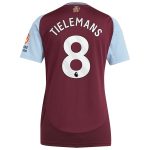aston villa adidas home shirt 2024-25 – womens with tielemans 8 printing Collection | Aston Villa Football Kits and Shirts