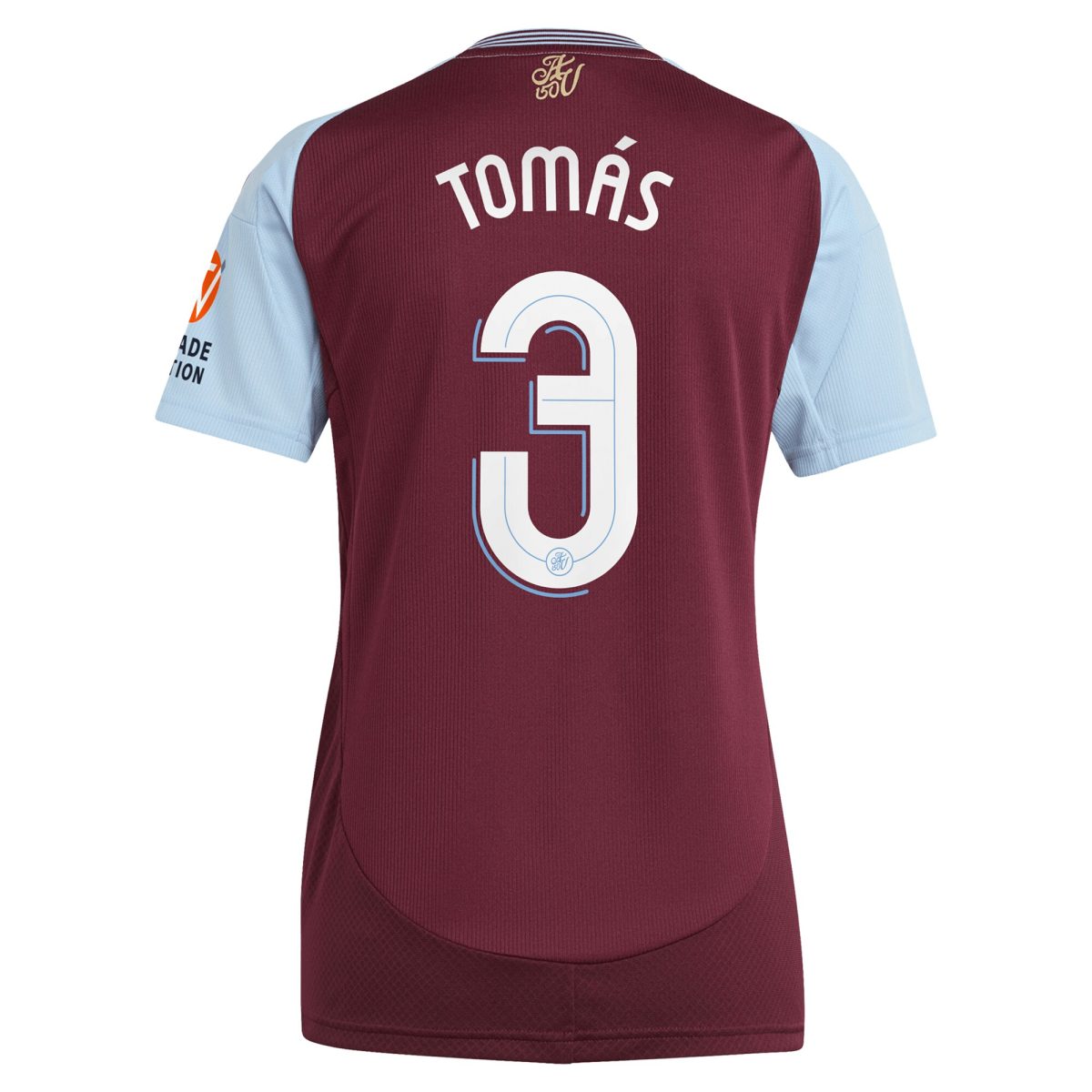 aston villa adidas home shirt 2024-25 – womens with tomás 3 cup printing Collection | Aston Villa Football Kits and Shirts