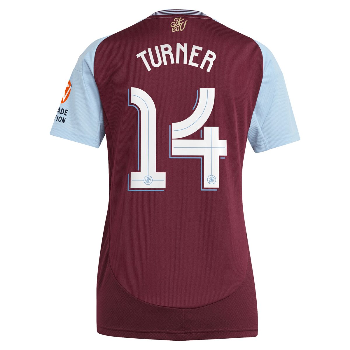 aston villa adidas home shirt 2024-25 – womens with turner 14 cup printing Collection | Aston Villa Football Kits and Shirts