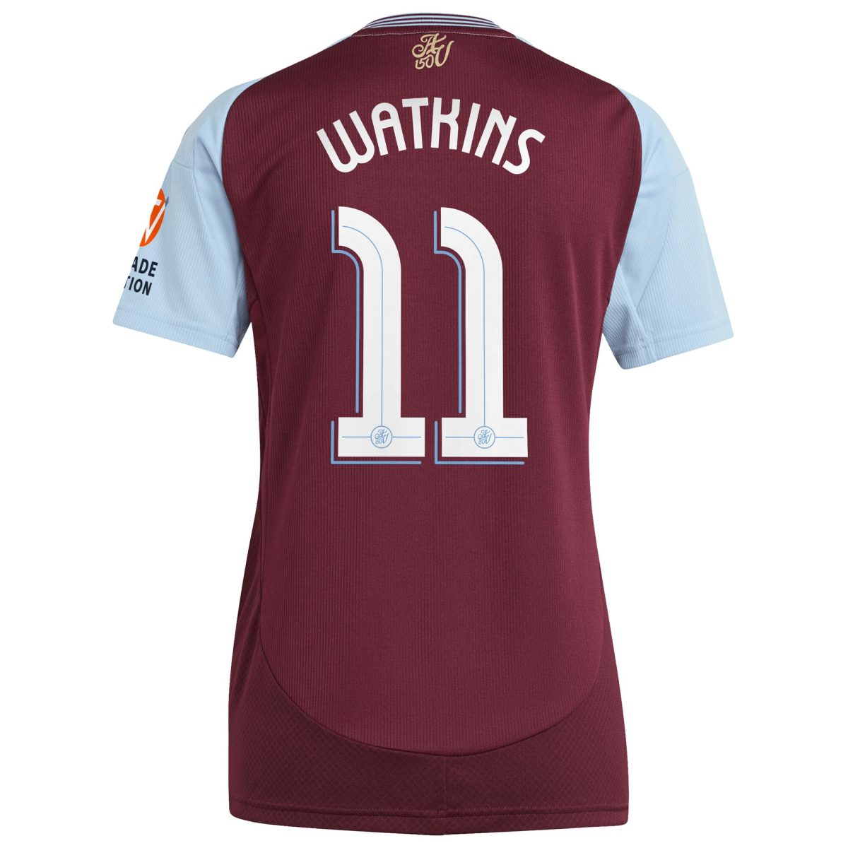 aston villa adidas home shirt 2024-25 – womens with watkins 11 cup printing Collection | Aston Villa Football Kits and Shirts