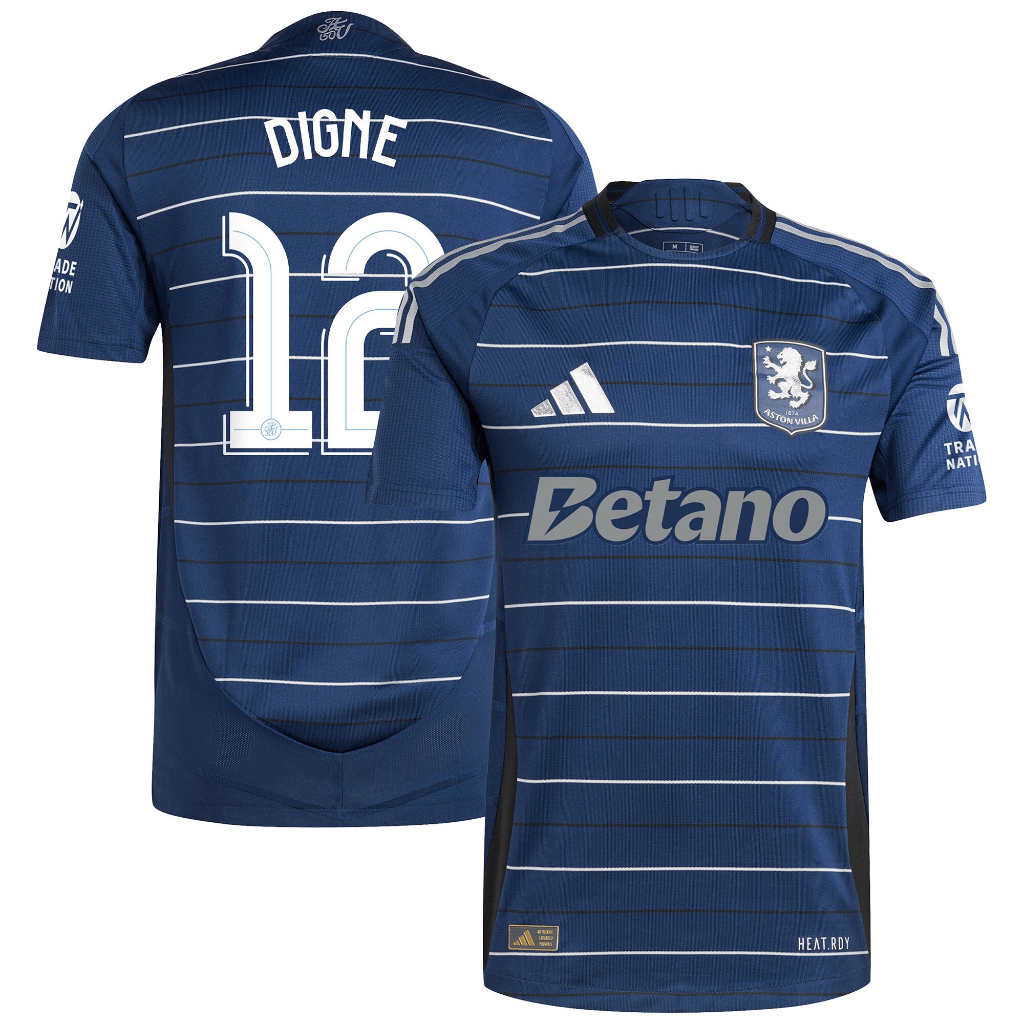 aston villa adidas third authentic shirt 2024-25 with digne 12 cup printing Collection | Aston Villa Football Kits and Shirts